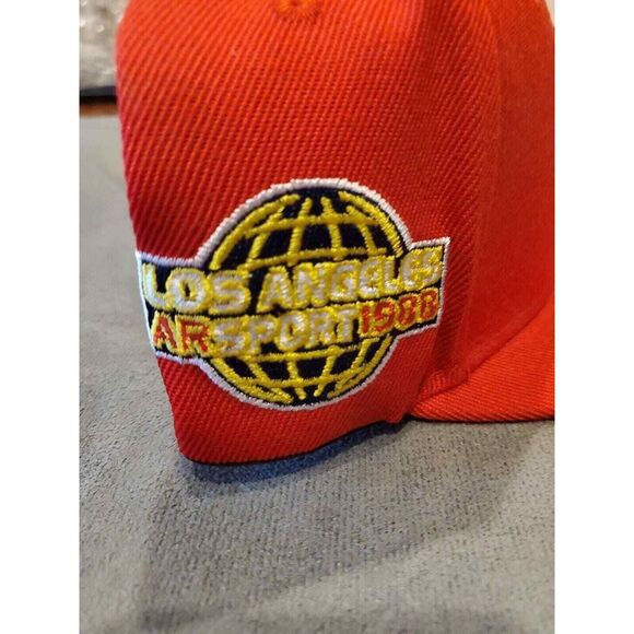 Atlanta Braves Red Baseball Hat Cap Los Angeles AR Sports 1988 New Very Good - Picture 3 of 6